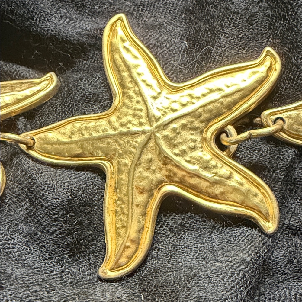 Bronze Starfish Necklace Nautical Beach Coastal Jewelry - Picture 8 of 12
